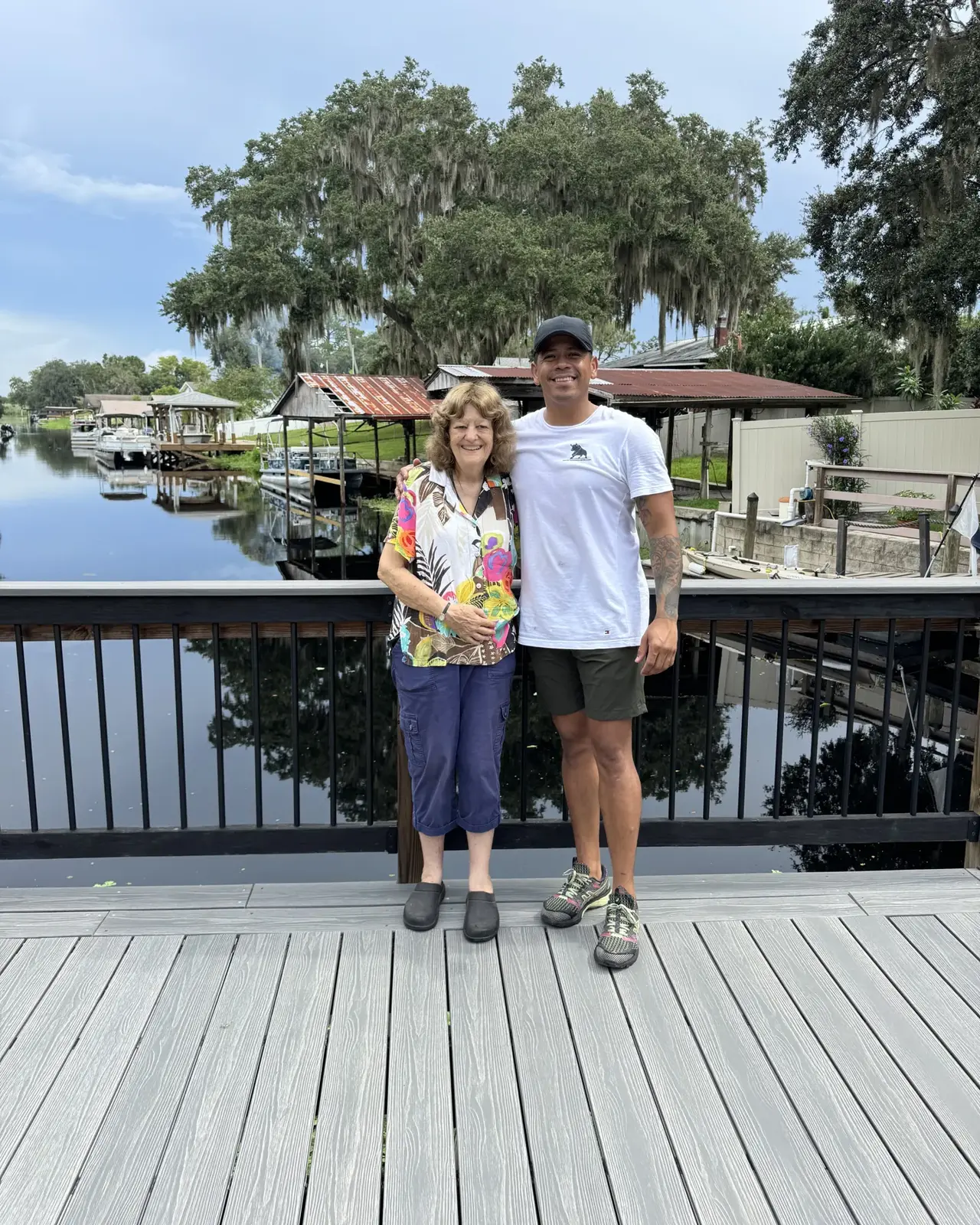 Toro Movers with a customer on a Central Florida canal after a local move